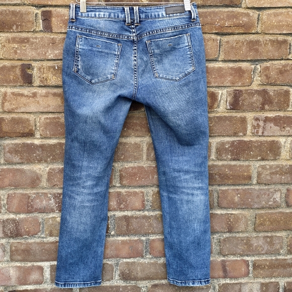 Kenneth Cole Reaction Low Rise Skinny Denim Jeans Sz 2 - Picture 3 of 9